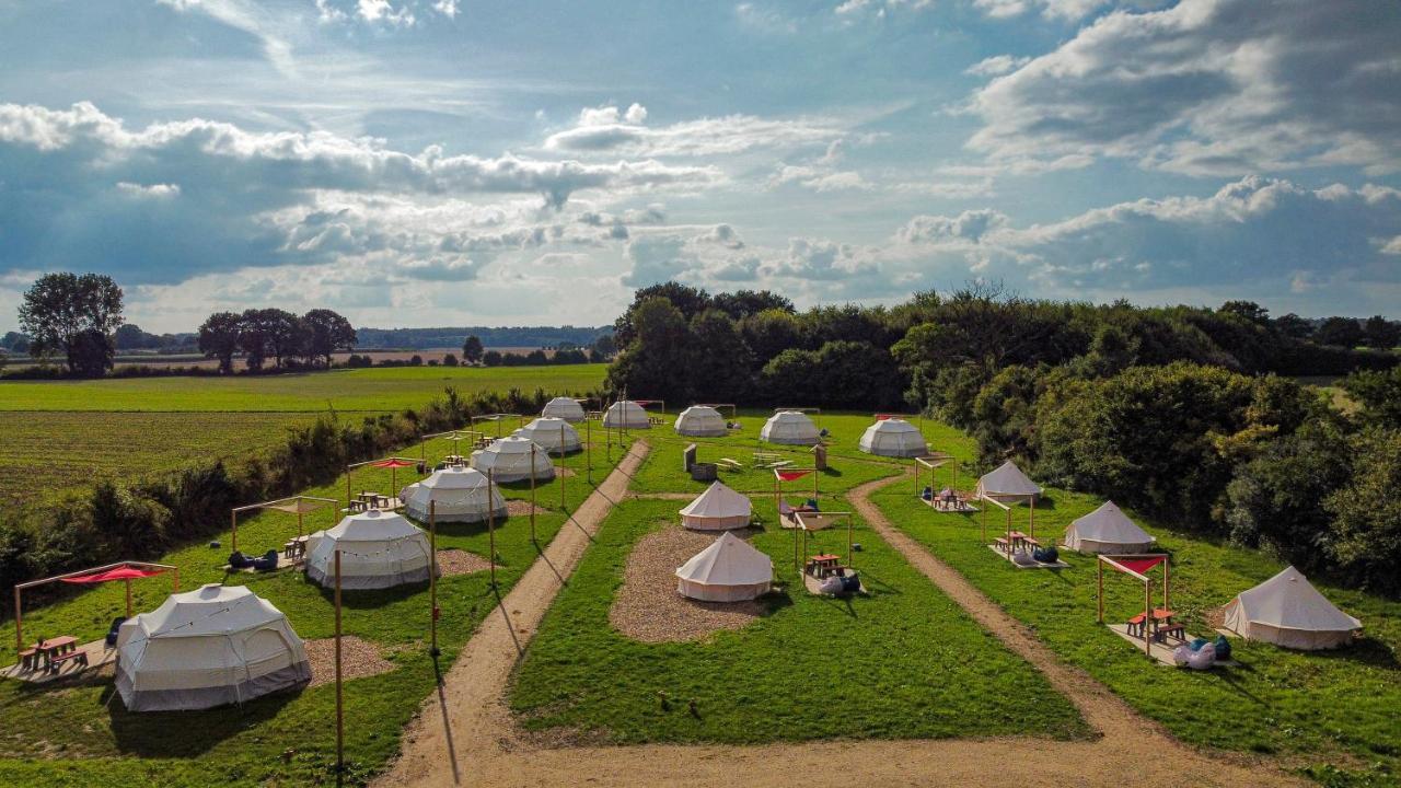 Domo Camp - Nature Glamping Hof Viehbrook Hotel Rendswuhren Luaran gambar
